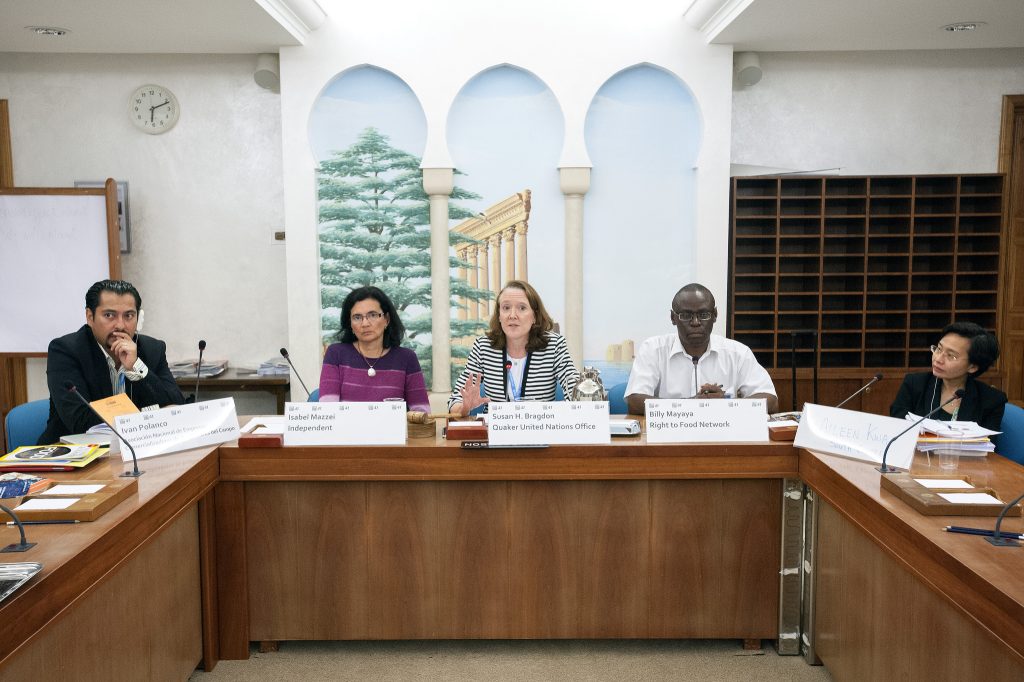 Susan at CFS Side Event