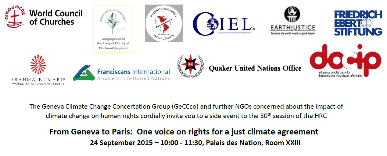 From Paris to Geneva side event