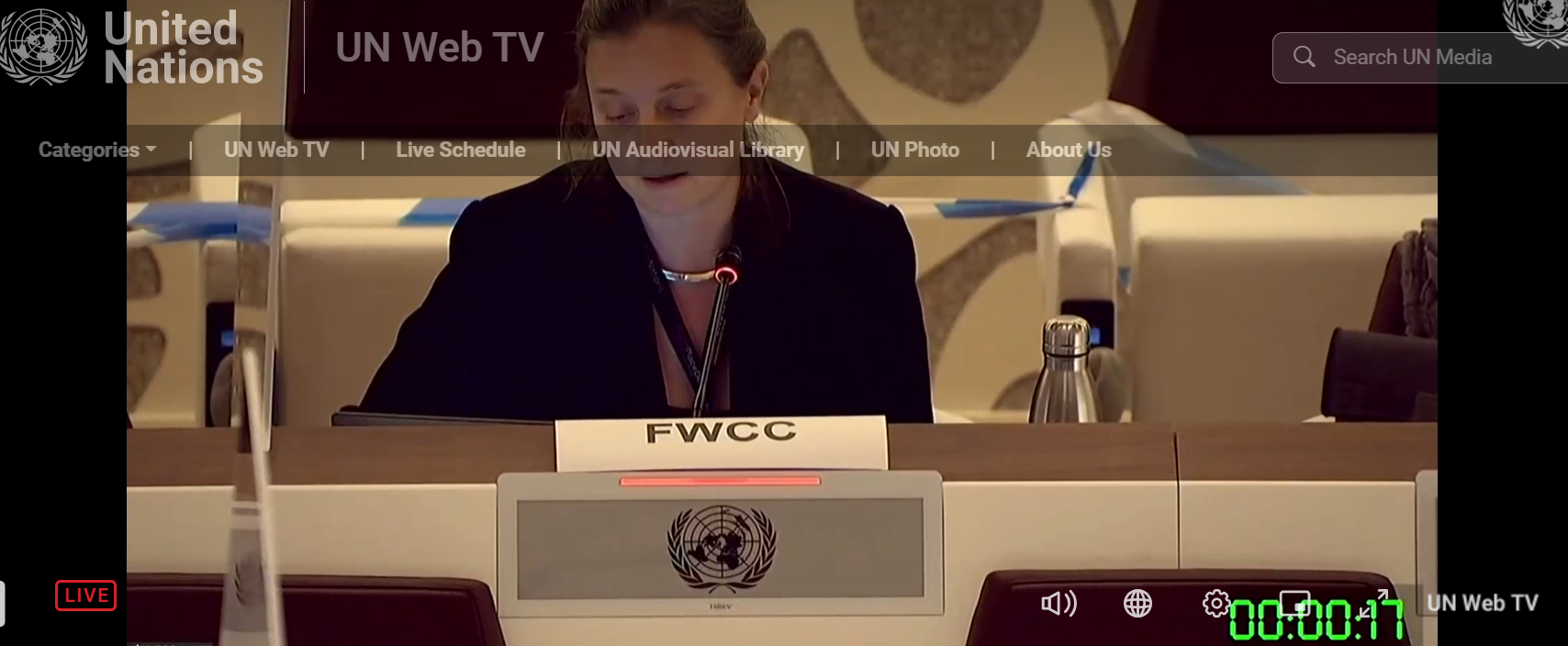 Laurel talking IOM Council