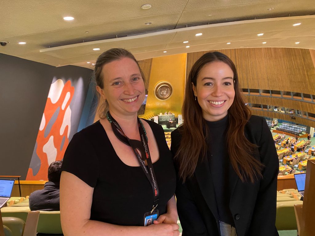 Laurel and Marisa at IMRF